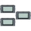 3Stk Digitaler Frequenzmesser Grau Mit Blauem Display Ac80-300V 7