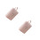 2Stk Tragbarer Schuhbeutel Reise Organizer Rosa Oxford 10