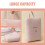 2Stk Tragbarer Schuhbeutel Reise Organizer Rosa Oxford 7