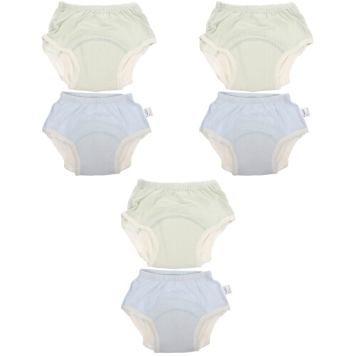 6Pcs Washable Cotton Infant Potty Training Pants Assorted Color 2