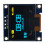 Display OLED LCD autoluminescente de 0,96 polegadas com resolução de 128x64, compatível com Arduino, Raspberry Pi, I2C, IIC e SPI, serial, baixo 3
