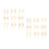 36Stk Cupcake Topper Gold Hochzeitsdeko 6