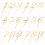 36Stk Cupcake Topper Gold Hochzeitsdeko 3