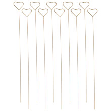 30Stk Metall Blumenstecker Gold Für Karten Halter Blumenarrangements