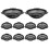 50St Plastic Mesh Pad Filters Zwart Voor En 2