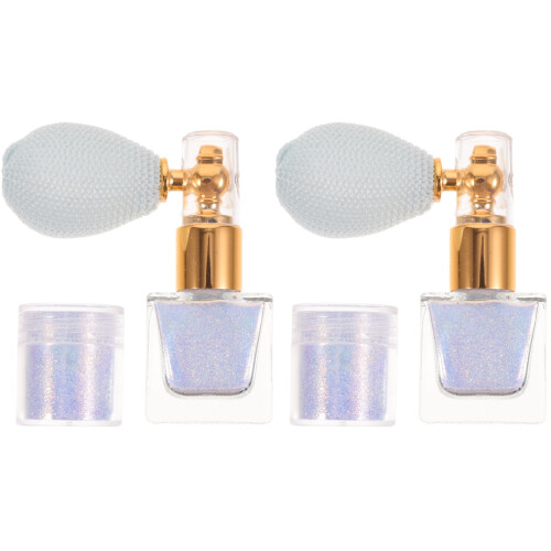 2Sets Glitzer Spray Multi, Kompakter Body Und Hair Highlighter Spray 2