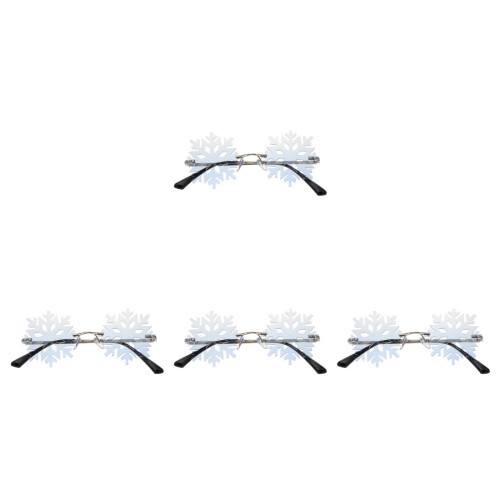 4Stk Partybrille Metall Stk Leicht Und Komfortabel 2