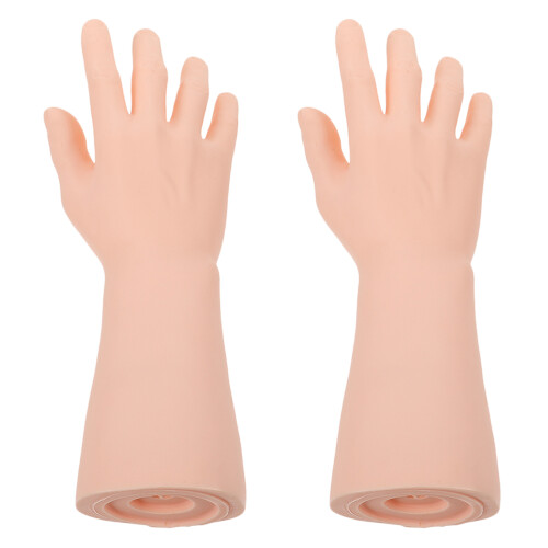 6St Hand Ringdisplay Khaki Mannekijn Hand Voor Sieraden 2