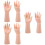 6St Hand Ringdisplay Khaki Mannekijn Hand Voor Sieraden 9