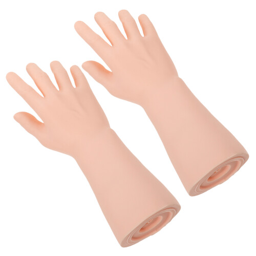 6St Hand Ringdisplay Khaki Mannekijn Hand Voor Sieraden 1