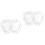 4Sets Stevige Plastic Vormmallen Voor Creatief Groeien Van Fruit 6