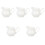 5St Delicate Witte Keramische Waterkan Met Handgreep Voor Table 3