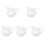 5St Delicate Witte Keramische Waterkan Met Handgreep Voor Table 2