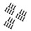 21Pc Black Plastic Soccer Cone Holder Stand for Outdoor Training Use 10