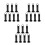 21Pc Black Plastic Soccer Cone Holder Stand for Outdoor Training Use 9