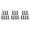 21Pc Black Plastic Soccer Cone Holder Stand for Outdoor Training Use 4