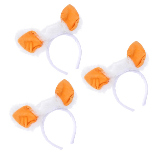 6Stk Plüsch Haarreif Weiches Tier Kostüm Accessoire 2