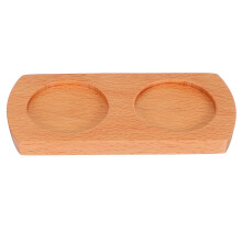 2Stk Holz Pfeffer Mühlenbasis Khaki Eleganter Küchenaccessoire