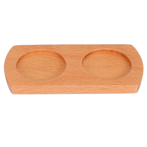 2Stk Holz Pfeffer Mühlenbasis Khaki Eleganter Küchenaccessoire