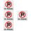 4Stk Robustes Acryl No Parking Schild Für & Öffentlich 9