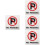 4Stk Robustes Acryl No Parking Schild Für & Öffentlich 8