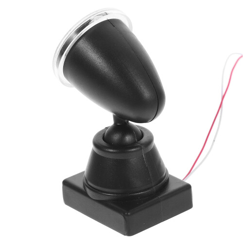 2St Mini Seinslamp Plastic Voor Zwarte Treinmodel Diorama Decor