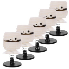 10St Kinder Speelgoed Halloween Veerspeelgoed Wit Spring Jump Toy