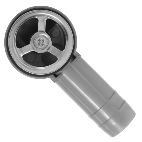 3Sets Kompaktes Überlaufventil Grau Für Waschmaschine Spüle Ablauf 1