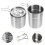 2Sets Silberne Camping Outdoor Mit Praktischem 9