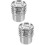 2Sets Silberne Camping Outdoor Mit Praktischem 8