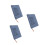 3Stk 2026 Tages Wochenplaner Blau PU Journal 2