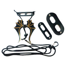 3St Zwarte Lederen Leash Met Vleugels Hagedissen En Reptielen