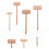 8St Cracking Hamer Set Voor Zeedieren En 9