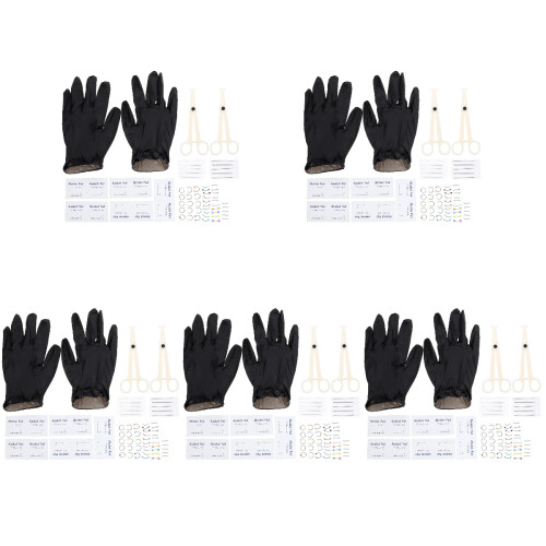 5Sets Piercing Sieraden Set Met En Veilige Materialen 1