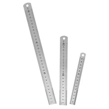 6Stk Lineale Metallmaßstab Für Und Handwerk Silber