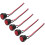 15Stk Robuster 12V Momentary Push Button Switch Rot Auto 1