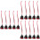 15Stk Robuster 12V Momentary Push Button Switch Rot Auto 8