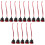 15Stk Robuster 12V Momentary Push Button Switch Rot Auto 5