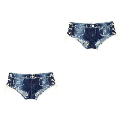 2Stk Damen Slim Hot Pants Sommer 2