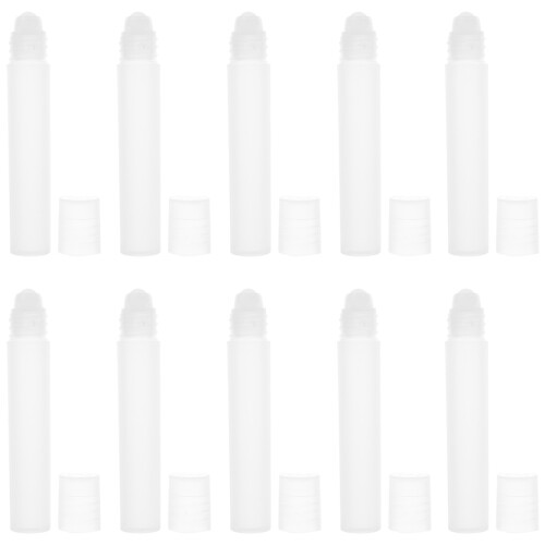 40Stk Transparente Roller Duftflaschen PP 7Ml Nachfüllbare Ölbehälter 1