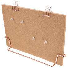 4Sets Briefbord Met Cork & Metaal, Bord Voor Foto's