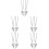 5Sets Vriendschapsketting Hartvorm Matching Ketting Diverse Kleuren 6