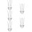 5Sets Vriendschapsketting Hartvorm Matching Ketting Diverse Kleuren 11