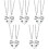 5Sets Vriendschapsketting Hartvorm Matching Ketting Diverse Kleuren 3
