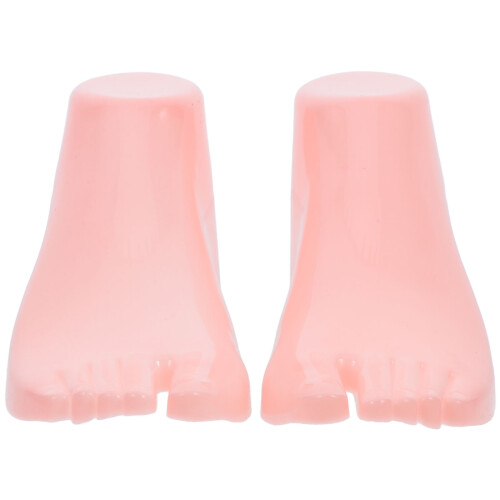 3St Roze Sok Voet Mannequin Plastic Display Stand 2