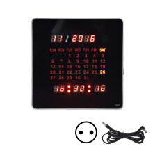 DIY digitale kerstklok, interactief knutselproject voor kinderen met led-display en temperatuursensor, creatief educatief speelgoed voor kinderen