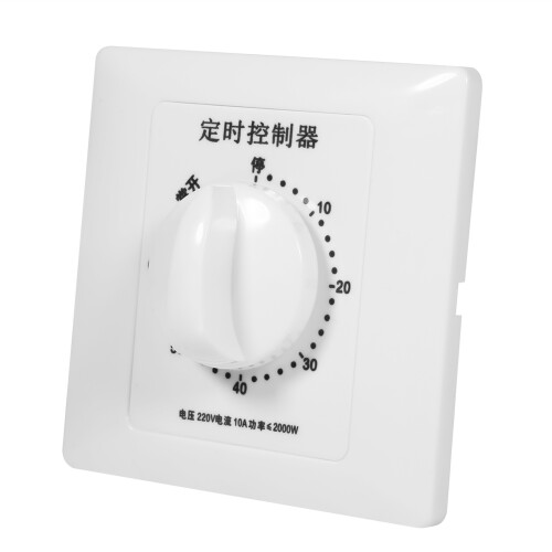 Digital Timer Switch For Wall Mount, Programmable Timing Socket With Adjustable Countdown Control, Mechanical Time Controller For Fans Water Heaters A 2