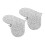 2St Decoratieve Hartvorm Schoenclips Afneembaar Wit High Heels 7