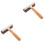 2St Brayer Roller Set Multi Kleur Rubber Hout Metaal Printmaterialen 5