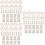 90St DIY Thread Organizer Khaki Ongewerkte Winding Plates 8